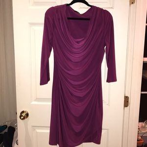 Tahari Purple tone dress